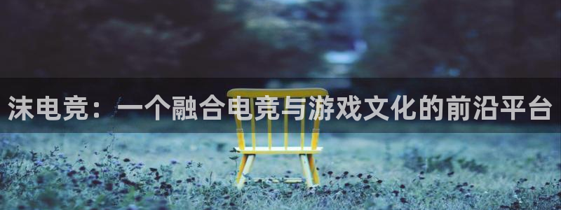 南宫电竞注册：沫电竞：一个融合电竞与游戏文化的前沿平台