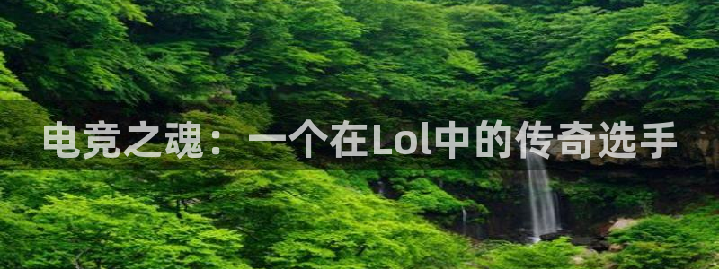 南宫电竞贴吧：电竞之魂：一个在Lol中的传奇选手